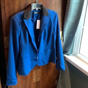 New York and Company Royal Blue and Black blazer size 16